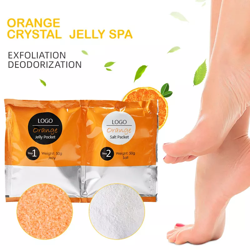 Étiquette privée Epsom Salt Foot Scrub