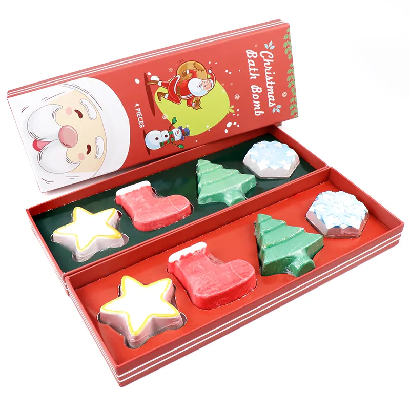 Label privé Bombes de bain de Noël