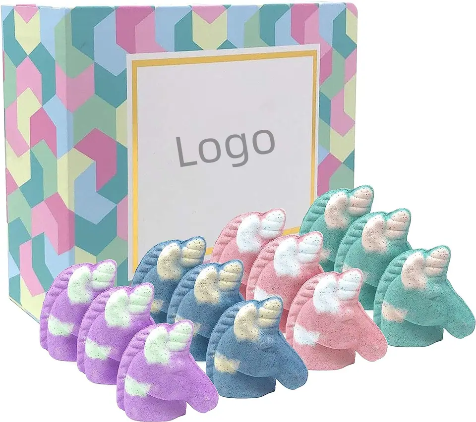 Bombe de bain à licorne