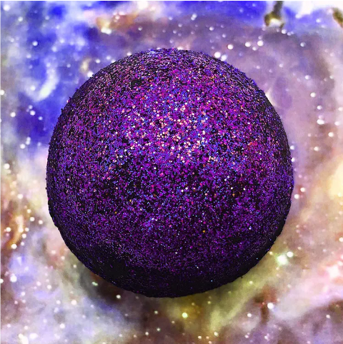 Bombe de bain à paillettes de marque privée