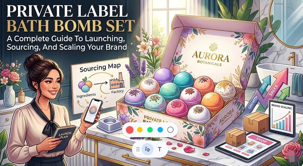 Ensembles de bombes de bain de marque privée : guide complet de lancement et de mise à l'échelle