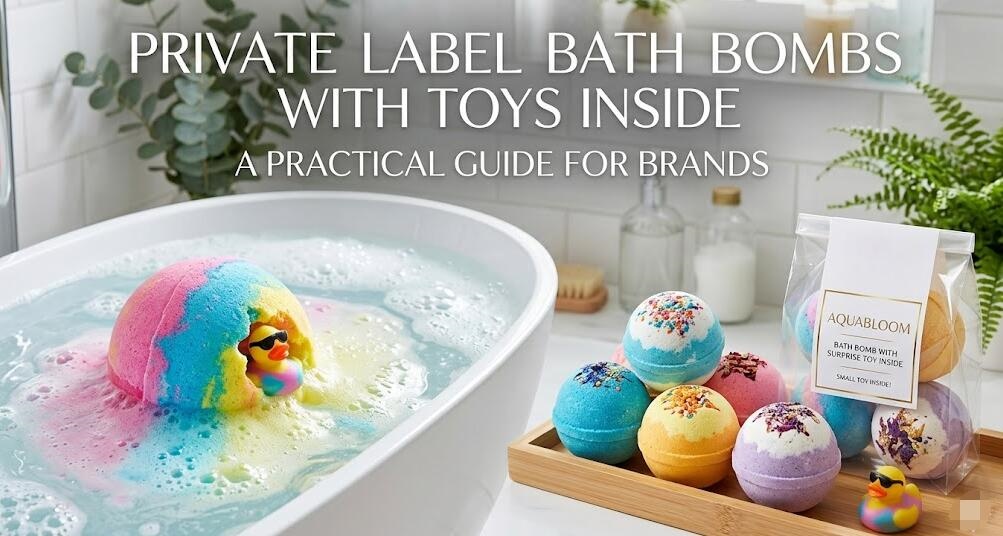 Bombes de bain de marque privée avec des jouets à l'intérieur : un guide pratique pour les marques