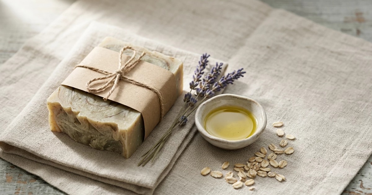 Handmade soap typically ship in paper