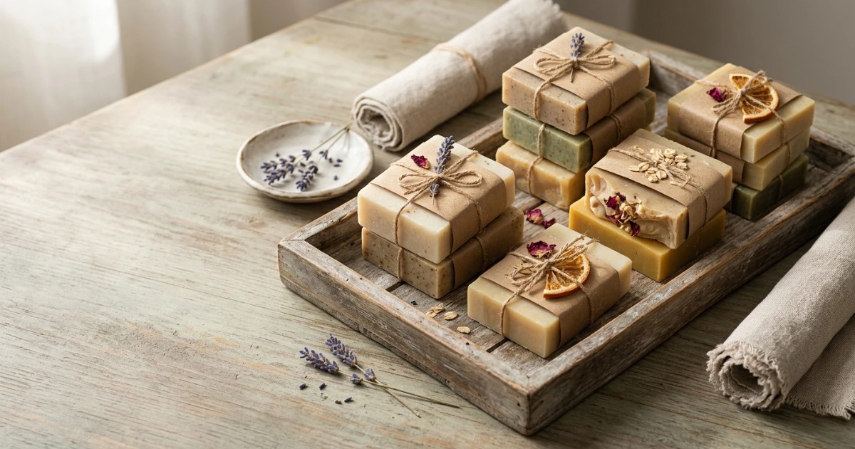 Goat milk soap packaging Goat milk soap packaging