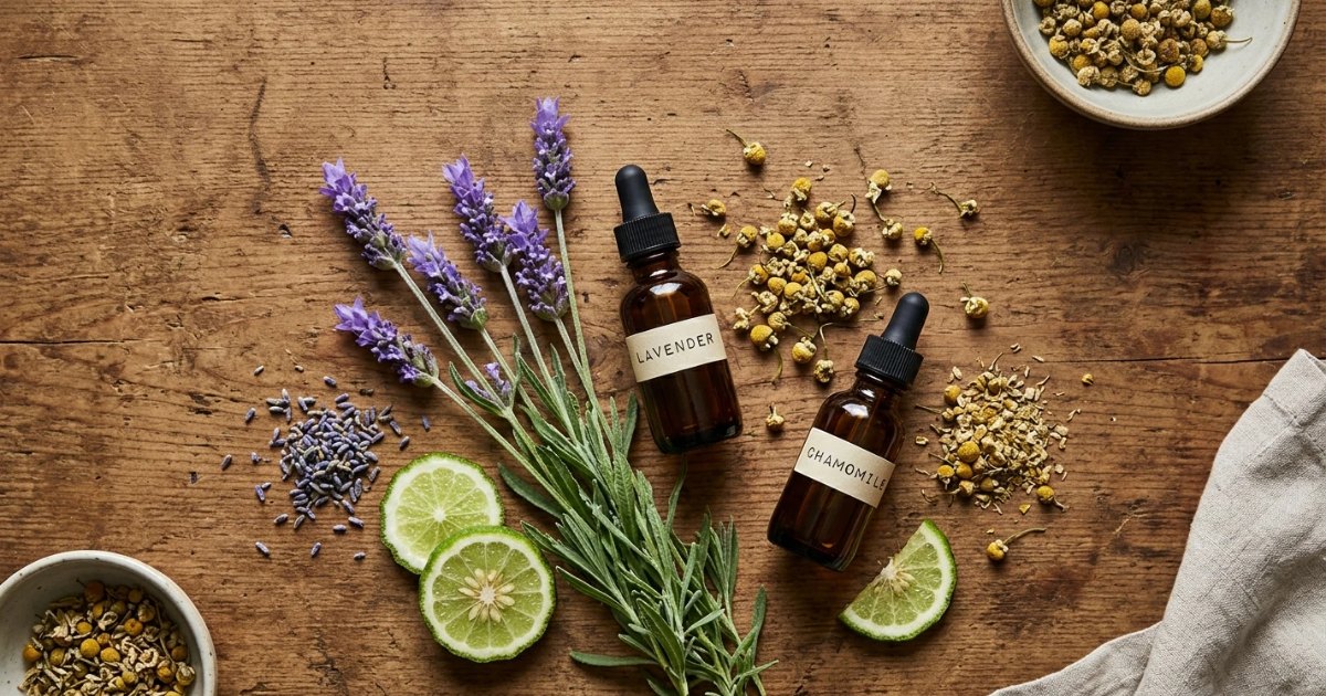 Spray ingredients and essential oils