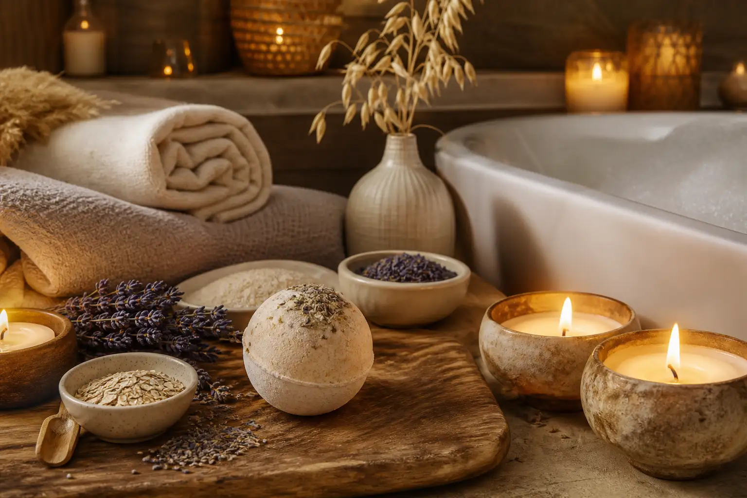 Bombes de bain DIY maison pour peaux sensibles, découvrez