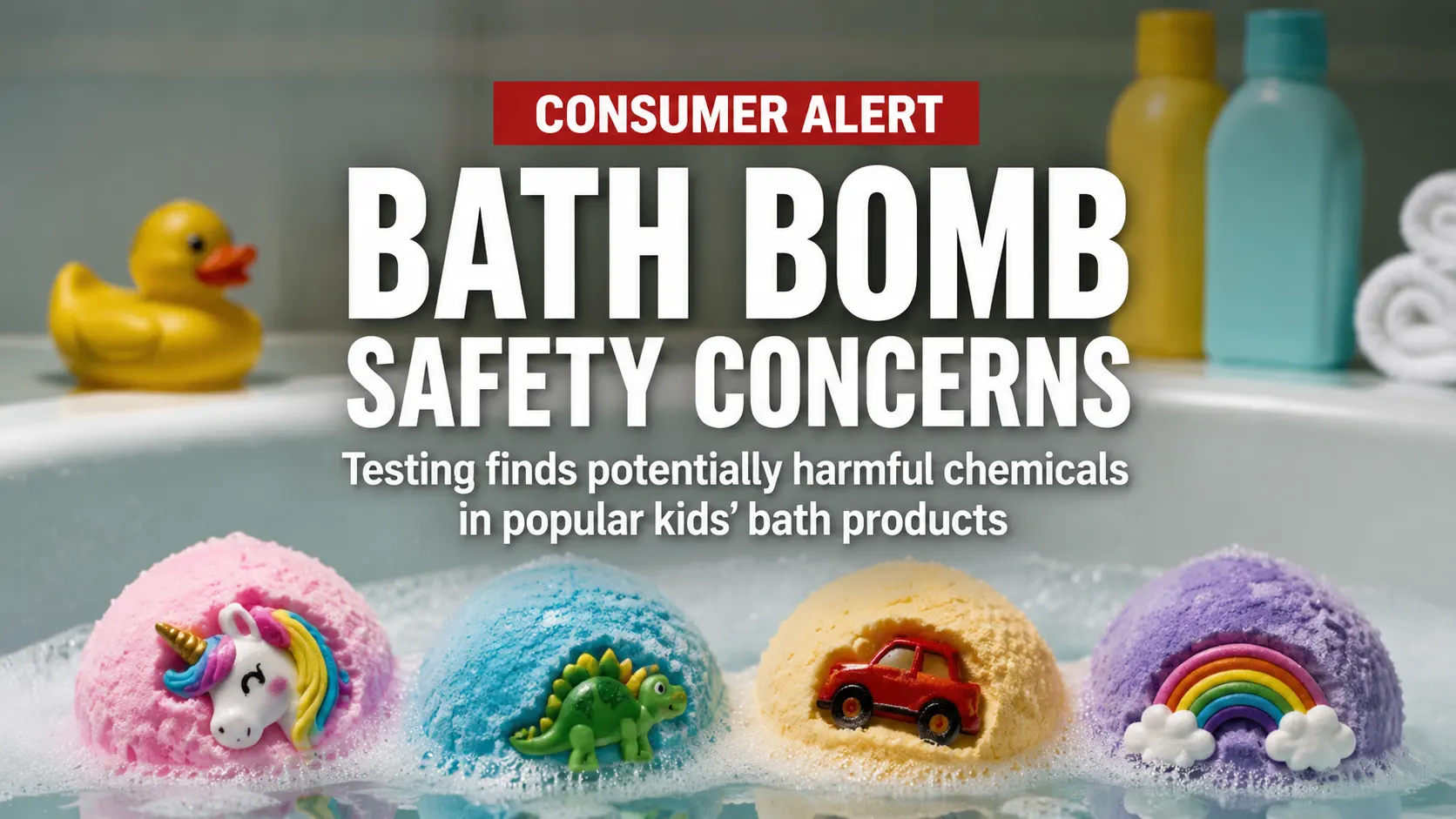 Les bombes de bain sont-elles sans danger pour les enfants ?