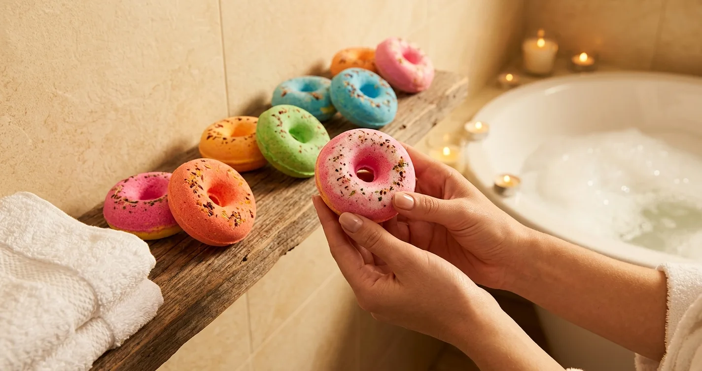 Comment fabriquer des bombes de bain en forme de donut