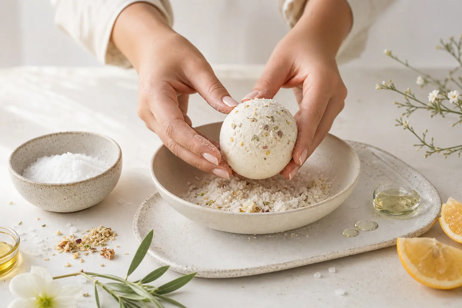 J’ai enfin trouvé la recette parfaite de bombe de bain naturelle
