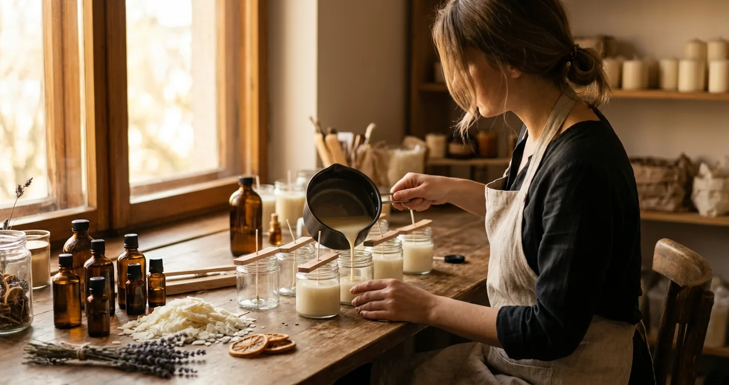 Comment fabriquer des bougies parfumées maison