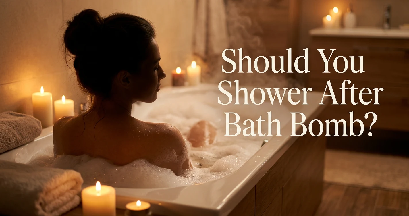 Faut-il se doucher après une bombe de bain ?