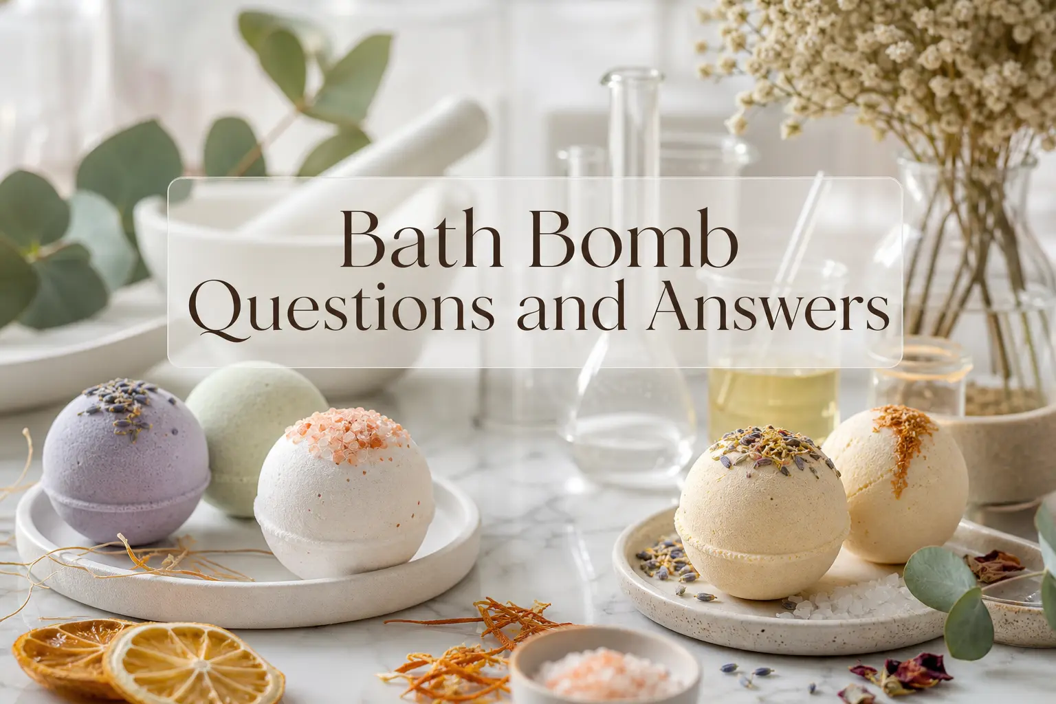 Questions et réponses sur les bombes de bain