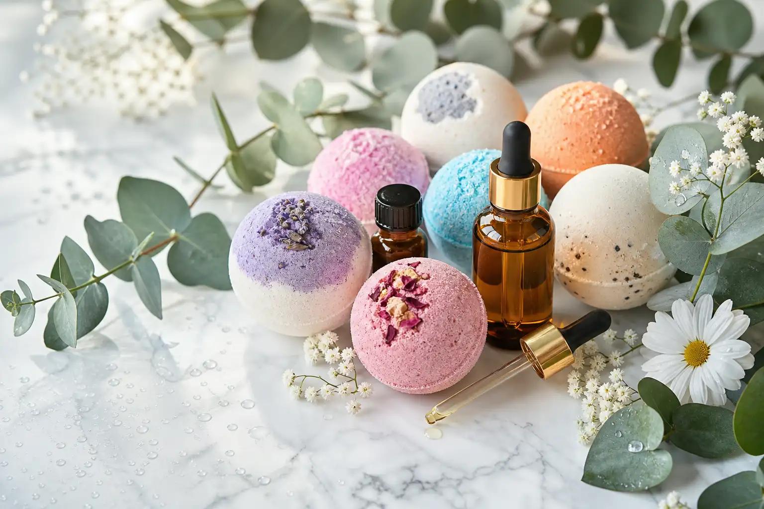 10 meilleures huiles essentielles pour les bombes de bain