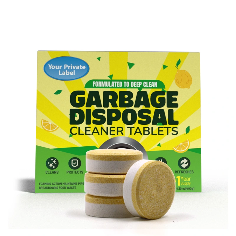 Pastilles nettoyantes pour broyeur d'évier
