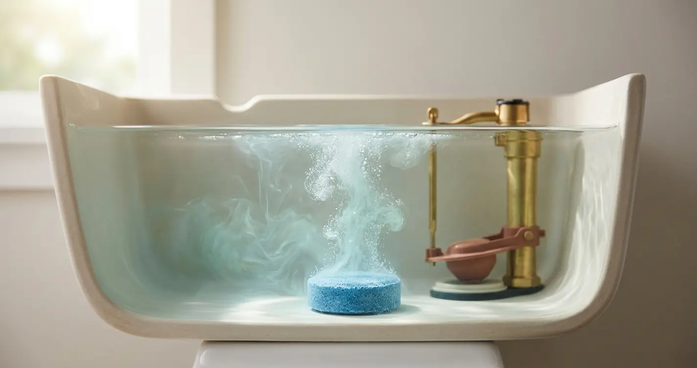 Les pastilles de nettoyage sont-elles sans danger pour les réservoirs de toilettes ?