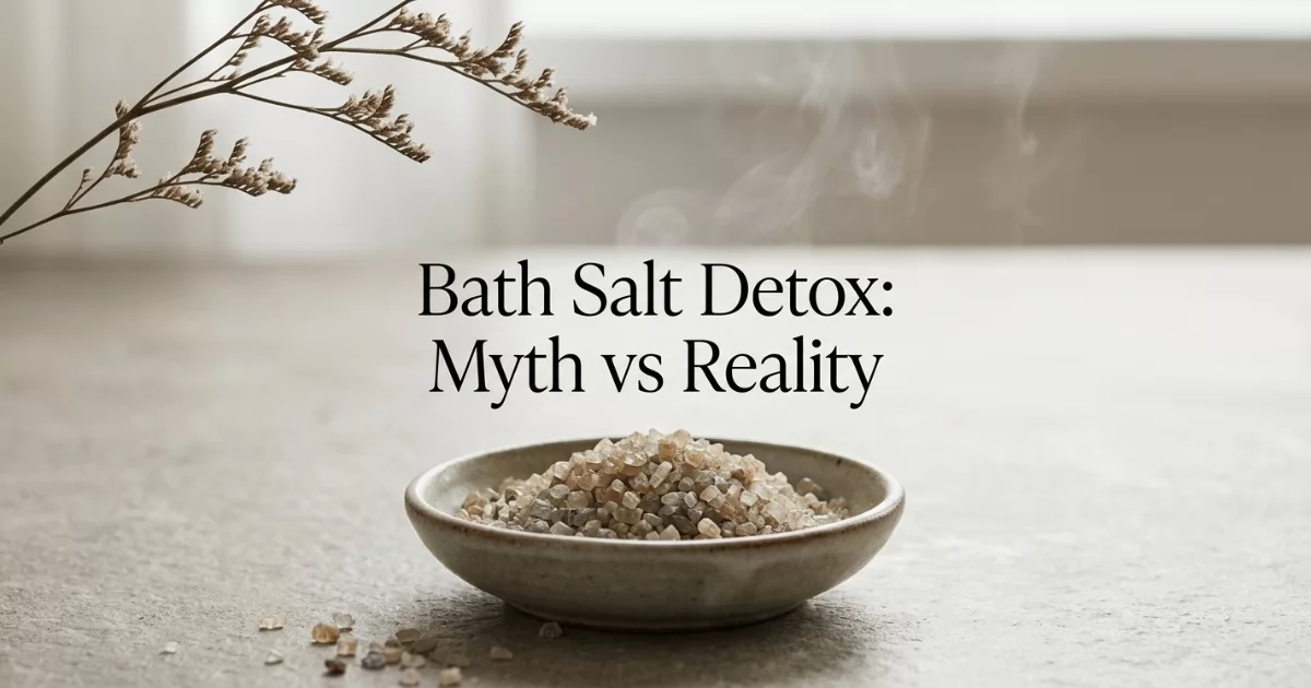Détox au sel de bain : mythe ou réalité — ce que dit réellement la science