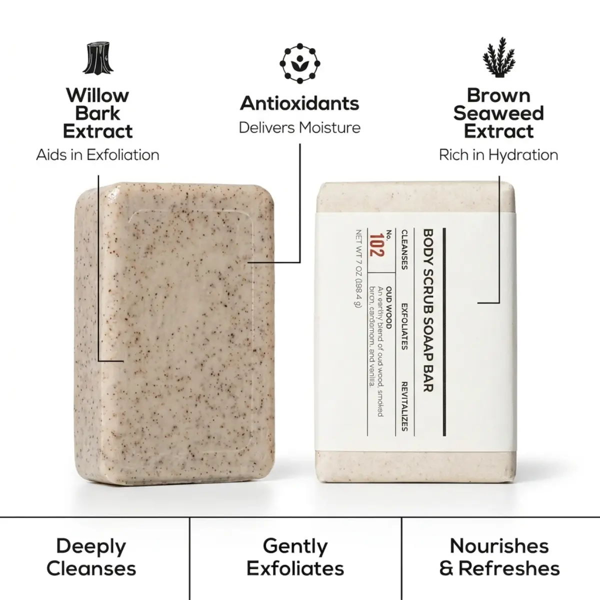 Savon exfoliant pour le corps fabriqué à la machine - Image 3