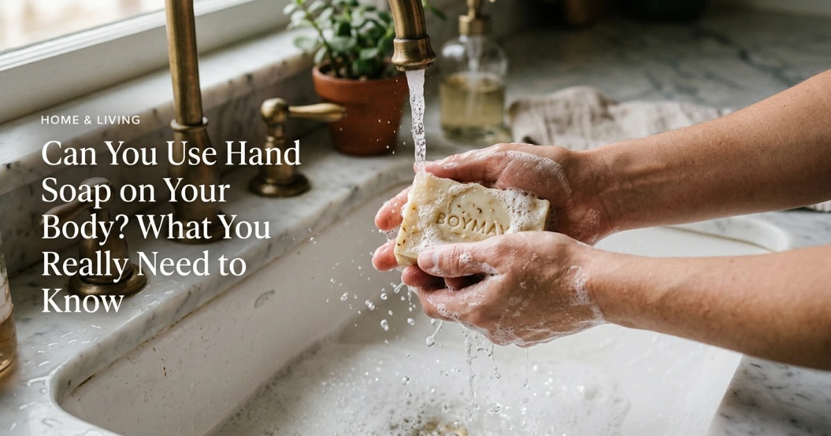 Peut-on utiliser du savon pour les mains sur le corps ? Ce qu’il faut vraiment savoir