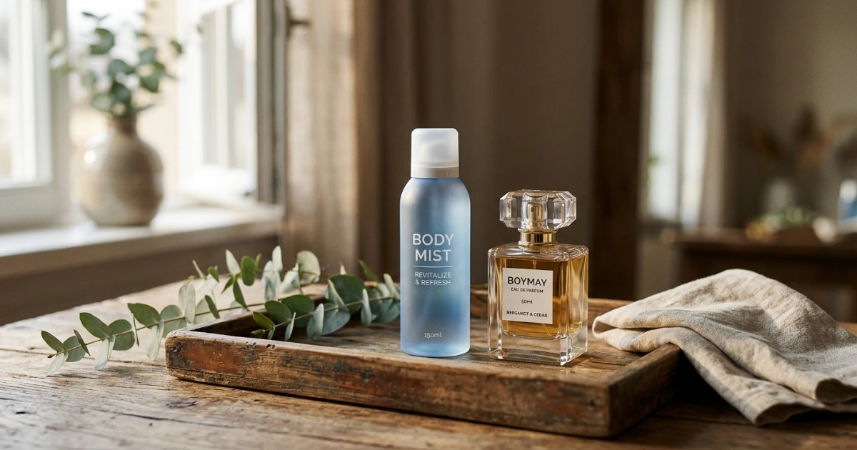 Quelle est la différence entre une brume corporelle et un parfum ?
