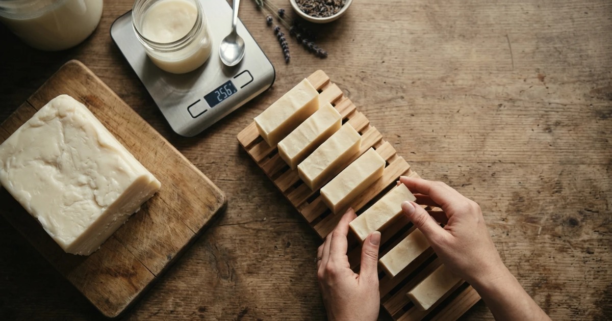 Comment fabriquer des pains de savon au suif : guide pour débutants