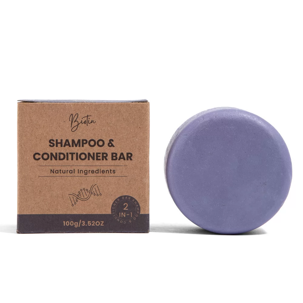 Barre de shampoing artisanale végétalienne aux plantes OEM - Image 2