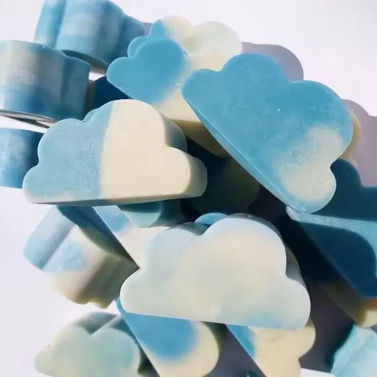 Savon blanchissant naturel aux plantes en forme de nuage OEM - Image 3