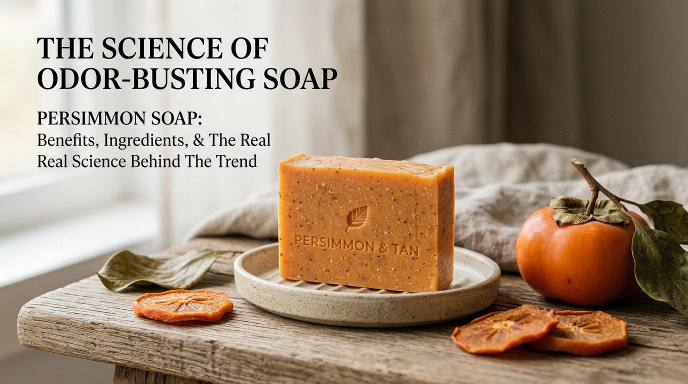 Savon au kaki : bienfaits, ingrédients et raisons de sa popularité dans les soins naturels de la peau