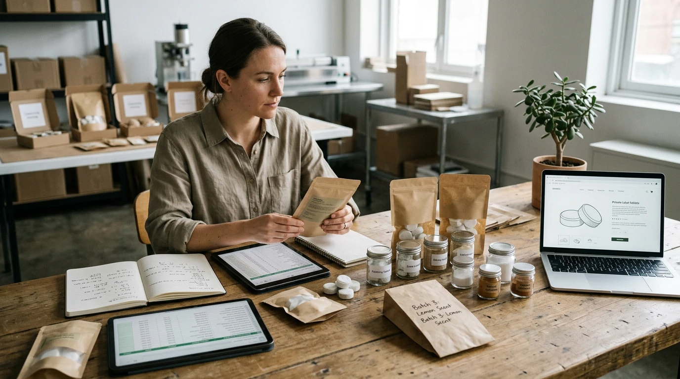Comment démarrer une entreprise de pastilles de nettoyage (Guide 2026)