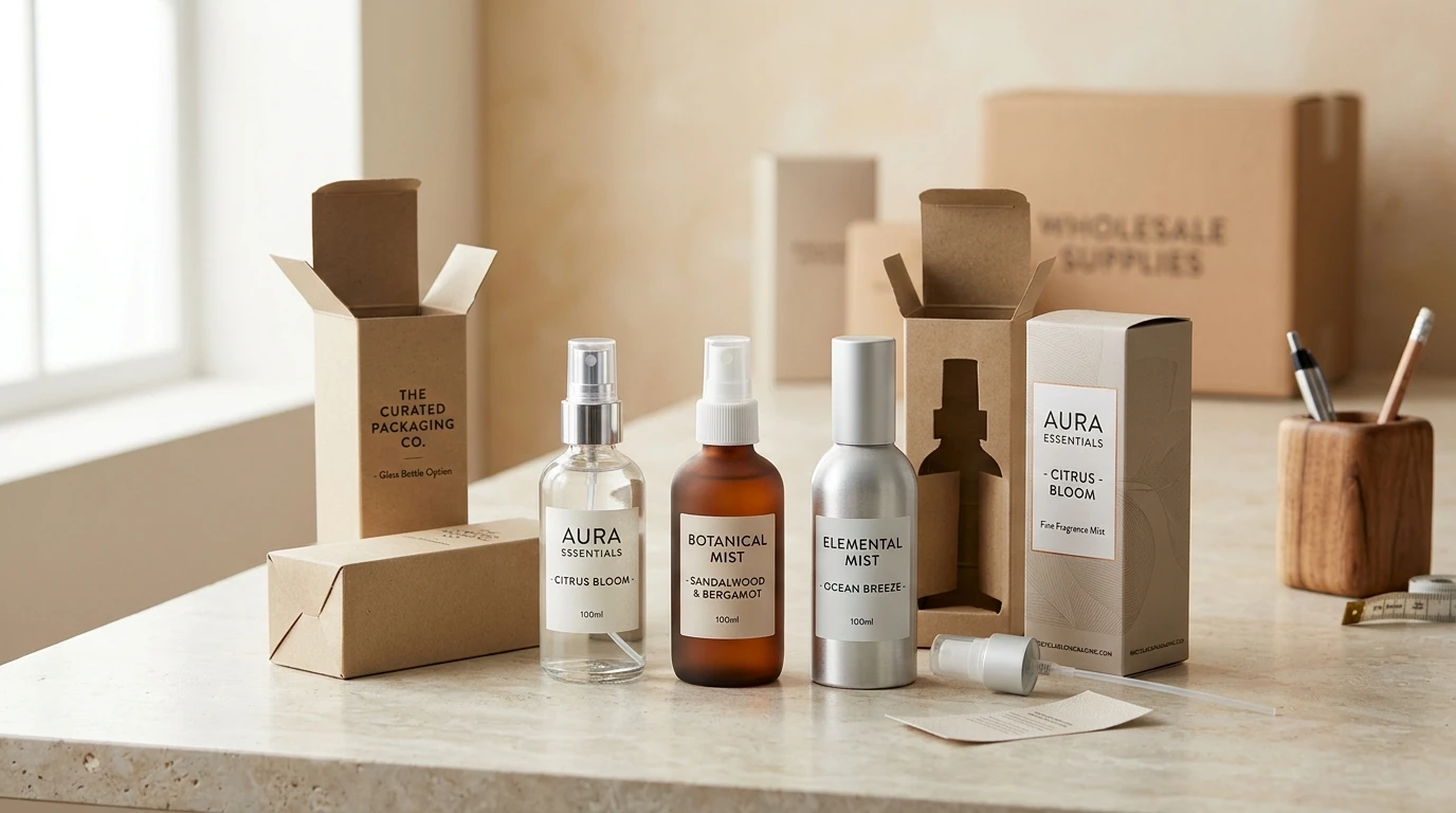 Options d’emballage des flacons de body mist : guide complet