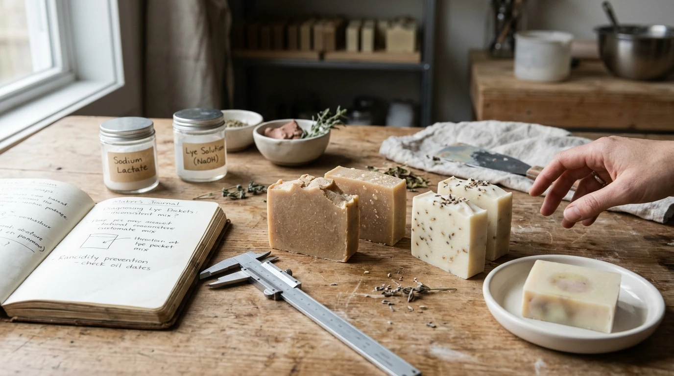 Problèmes des savons artisanaux : causes et solutions efficaces